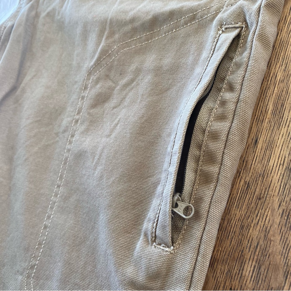 Noble Outfitters Women’s Carpenter Tan Cargo Work Pants - Picture 3 of 10